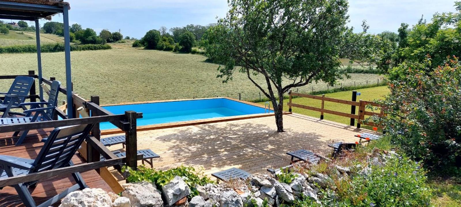 Le Cele Villa Orniac Bagian luar foto